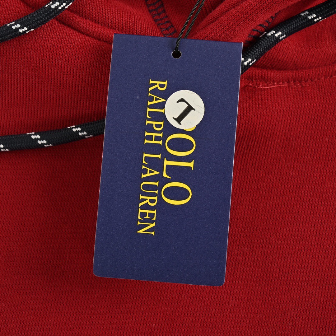 Ralph Lauren/拉夫劳伦 刺绣小标缝线连帽卫衣