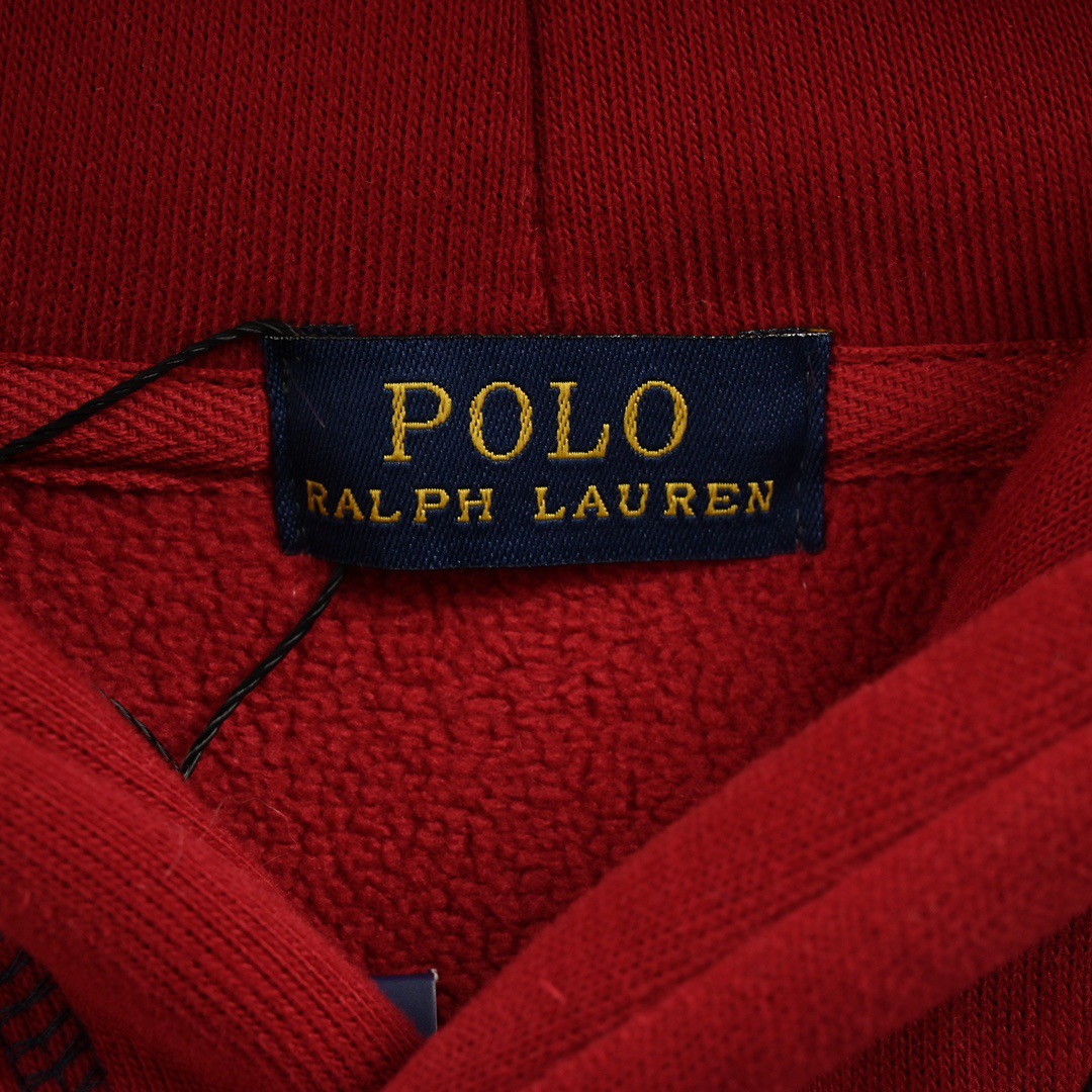 Ralph Lauren/拉夫劳伦 刺绣小标缝线连帽卫衣