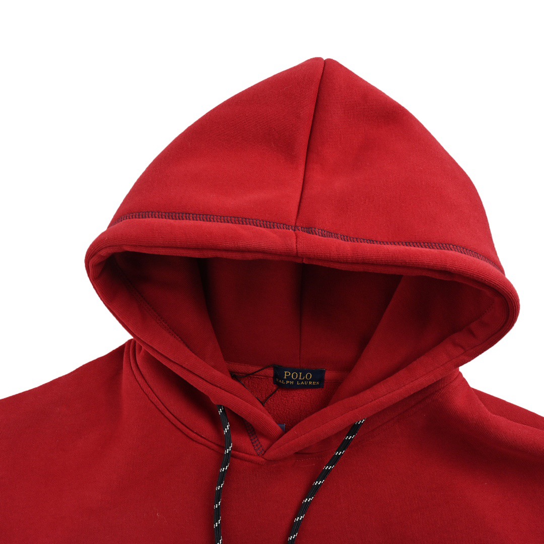 Ralph Lauren/拉夫劳伦 刺绣小标缝线连帽卫衣