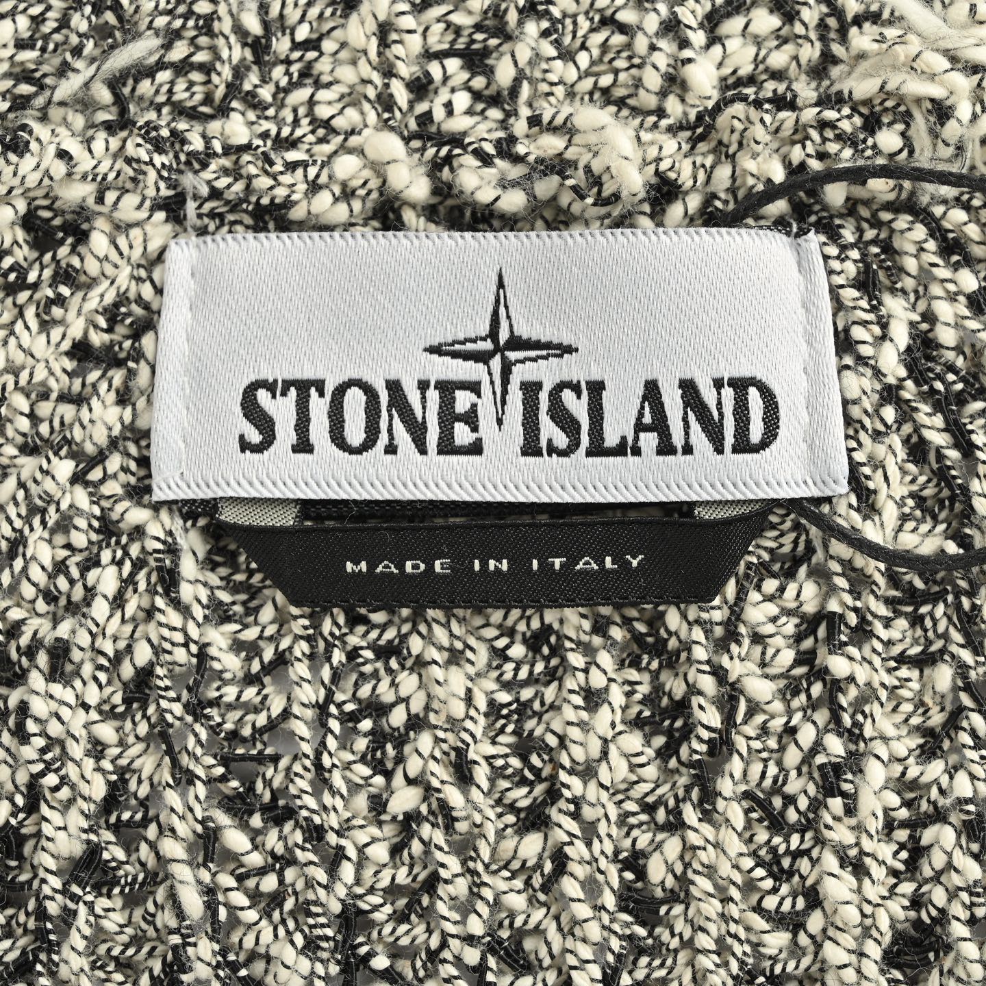 Stone Island/石头岛 25Fw 袖标拉链开衫毛衣