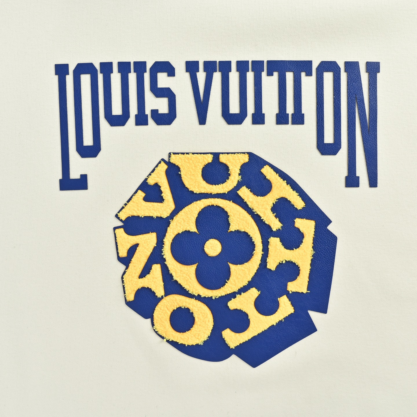 Louis Vuitton/路易威登 25Fw 3D立体字母贴布连帽卫衣 LV新款卫衣