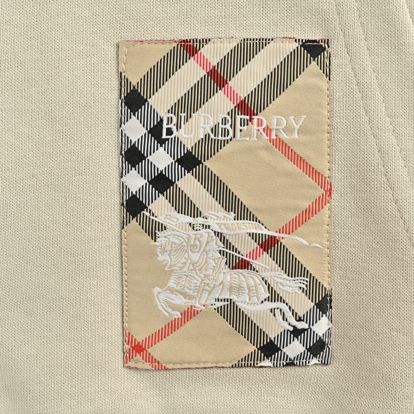 Burberry/巴宝莉 25Fw 毛巾贴布字母连帽卫衣 Burberry 连帽卫衣