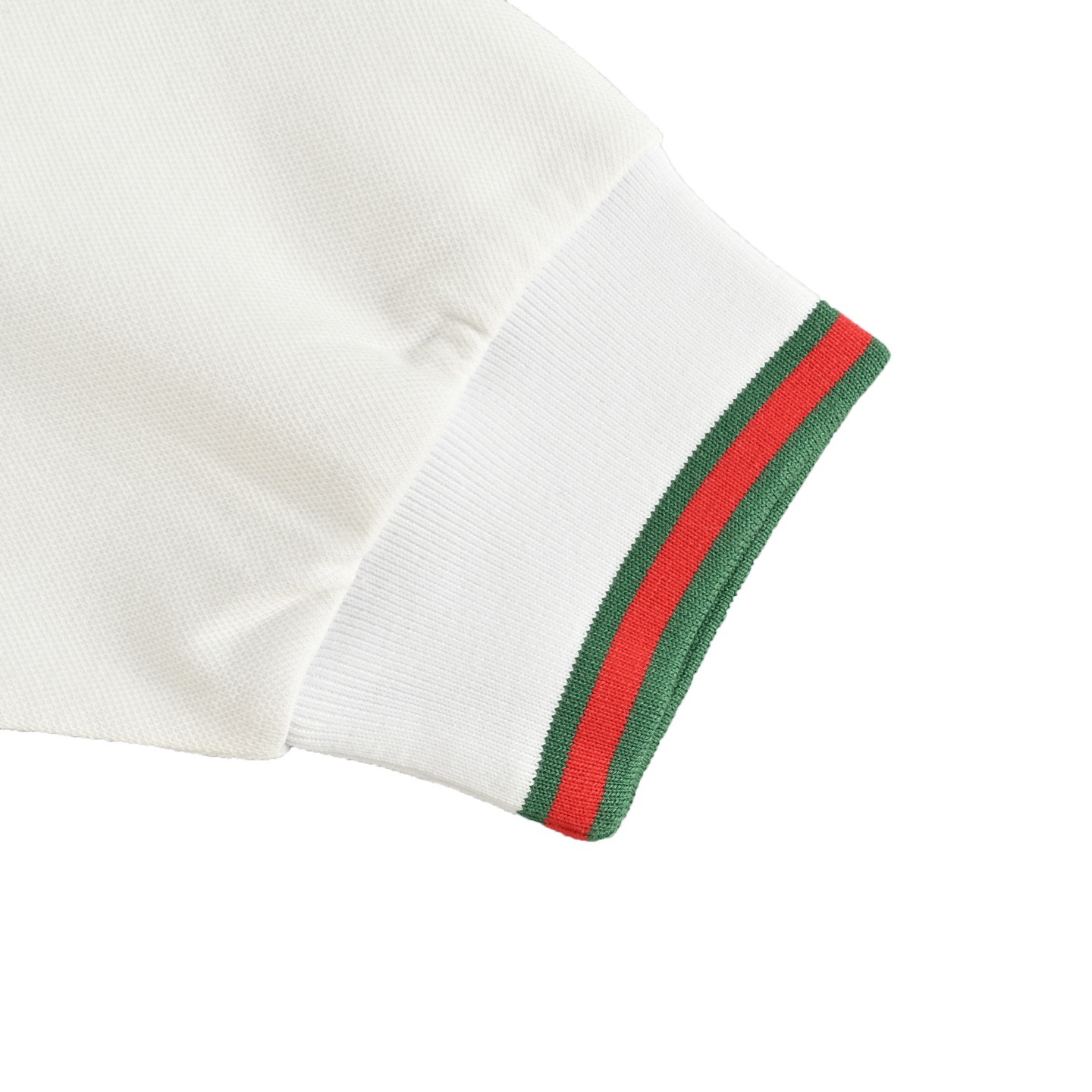 Gucci/古驰 25Fw 刺绣小标红绿螺纹圆领卫衣