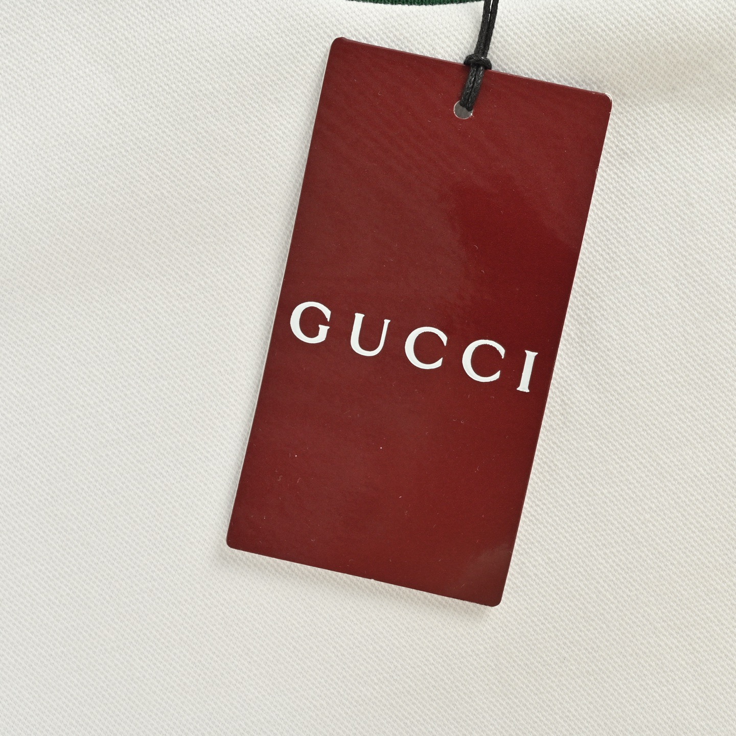 Gucci/古驰 25Fw 刺绣小标红绿螺纹圆领卫衣