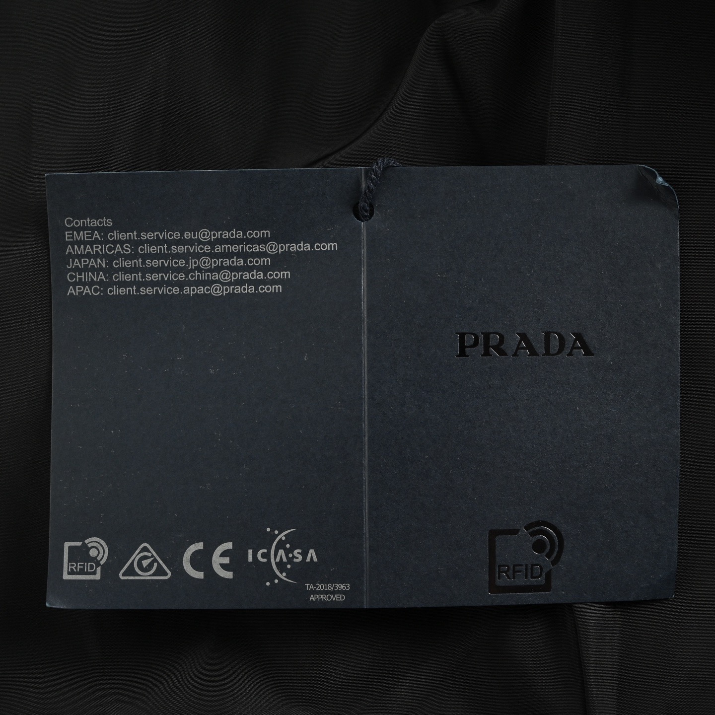Prada/普拉达 三角标单排扣皮衣夹克外套 定制荔枝纹小羊皮