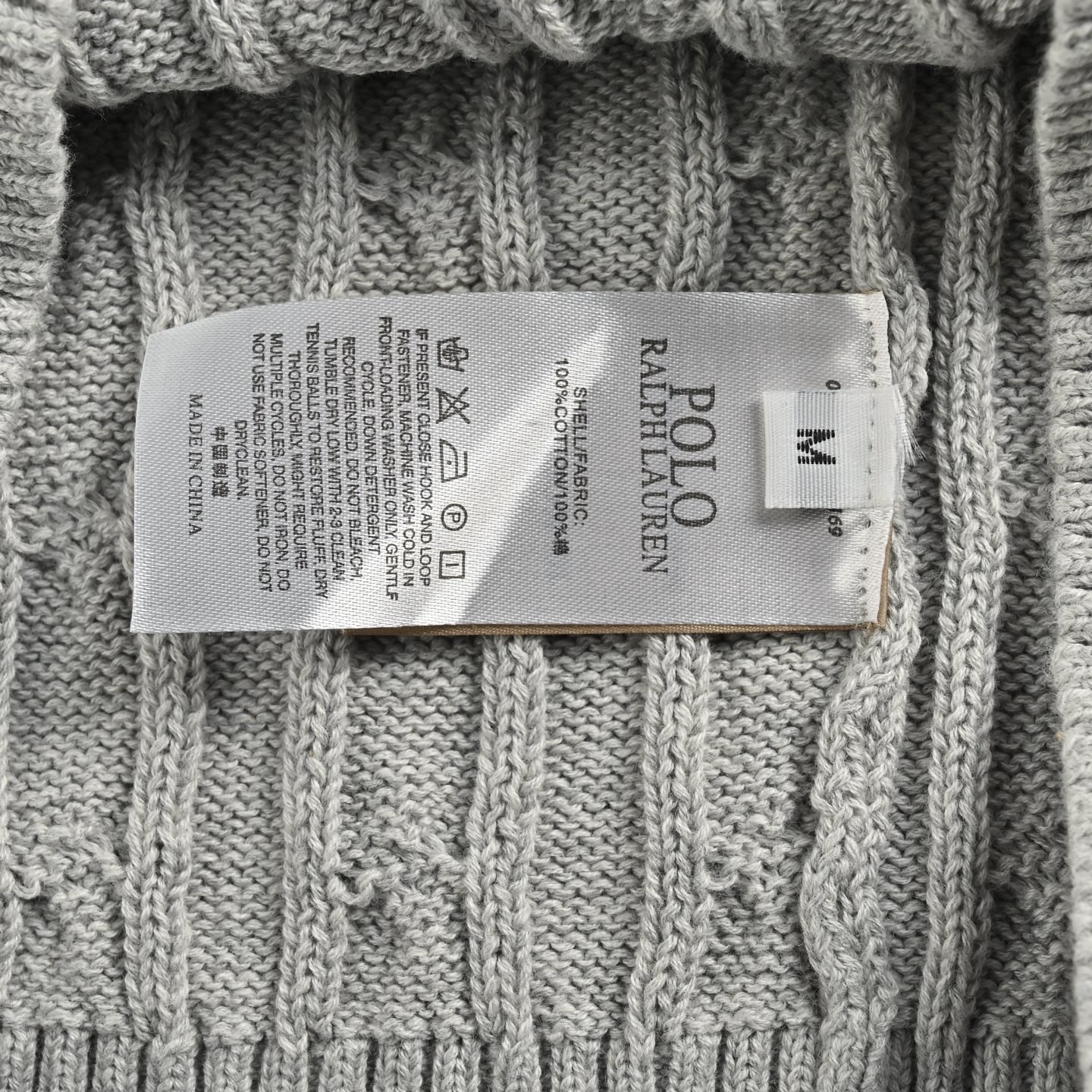 RALPH LAUREN/拉夫劳伦 24Fw 女士绞花V领毛衣 RL｜拉夫劳伦Polo经典胸前战马刺绣绞花纹麻花扭绳V领毛衣高品质