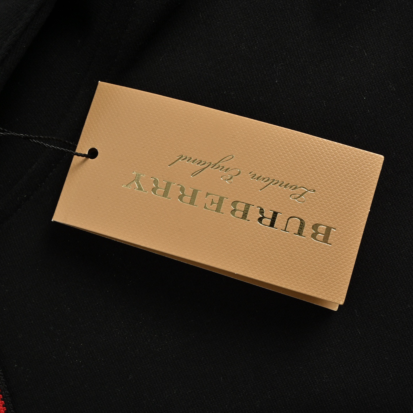 Burberry/巴宝莉 25Fw 格纹战马植绒印花连帽卫衣 Burberry新款带帽卫衣