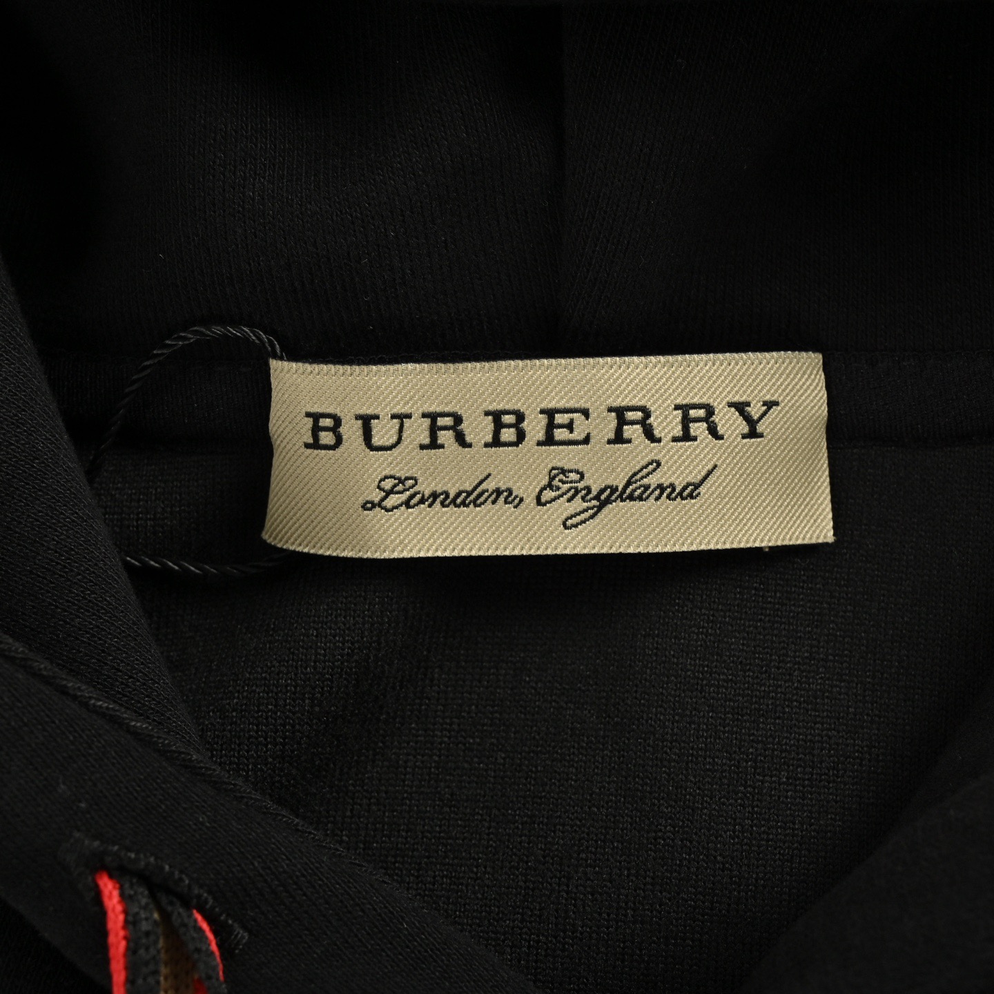 Burberry/巴宝莉 25Fw 格纹战马植绒印花连帽卫衣 Burberry新款带帽卫衣