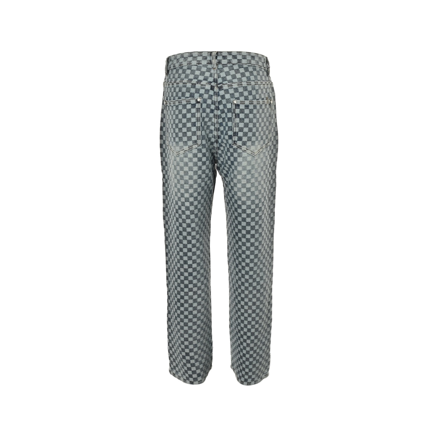 Louis Vuitton/路易威登 25Fw 棋盘格牛仔裤