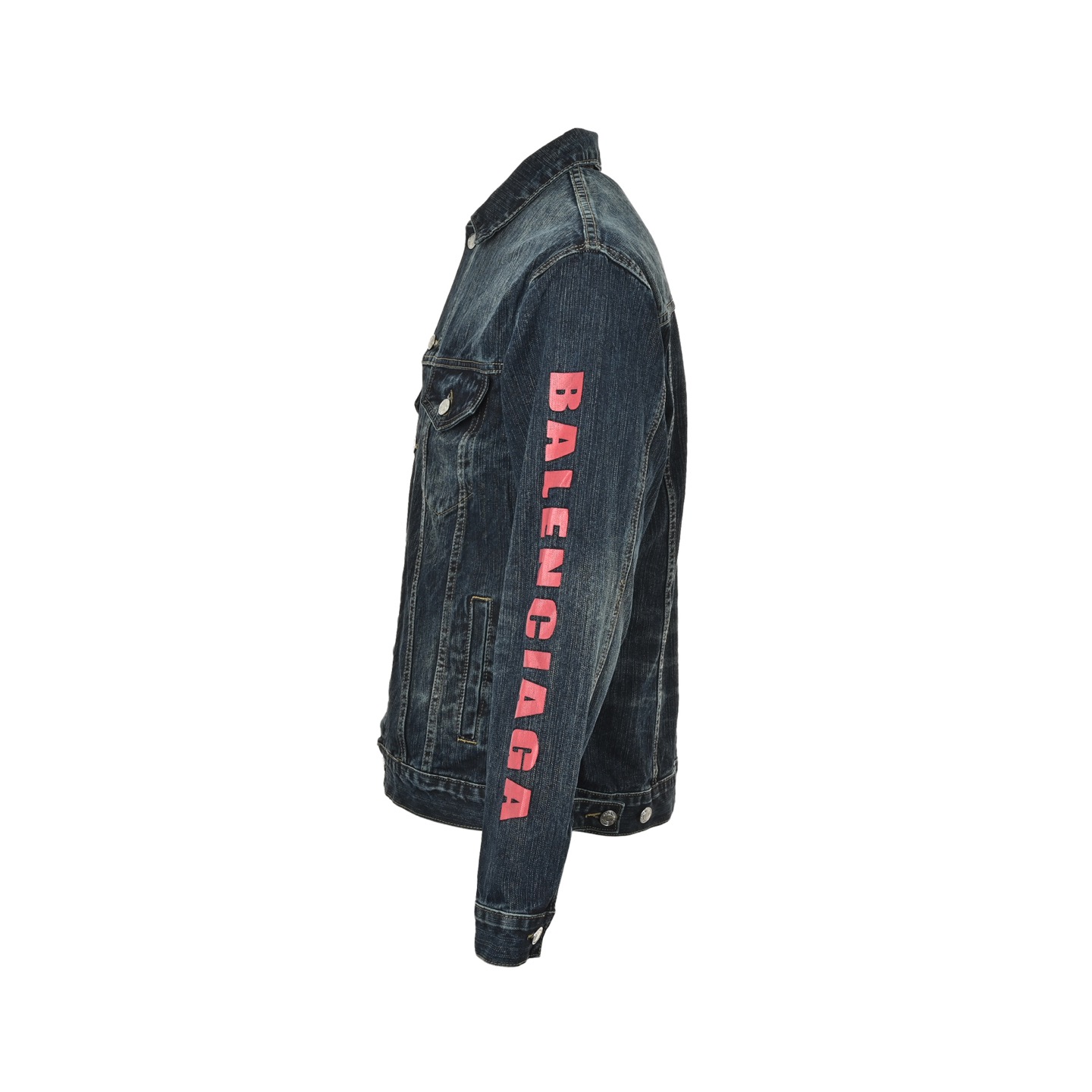 Balenciaga/巴黎世家 25Fw 情人节爱心牛仔夹克外套