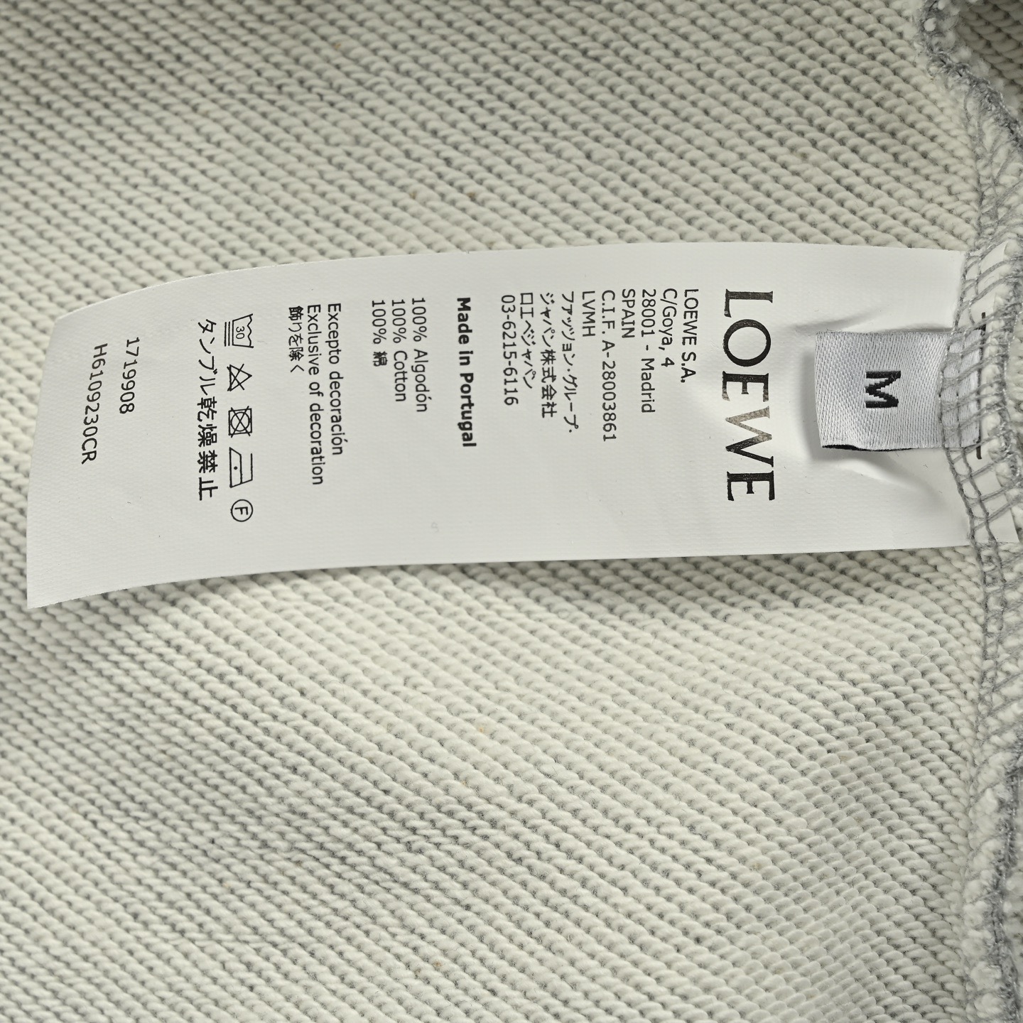 Loewe 罗意威 25Fw 假两件圆领卫衣 黑色 灰色-Chinese UA Cheap High Quatity Brand Clothes Bags handbags Sneakers wholesale wholesaler seller from China Factory suppliers Fashion Clothing Shoes best Quality Beautiful Price Loewe 罗意威 25Fw 假两件圆领卫衣 黑色 灰色