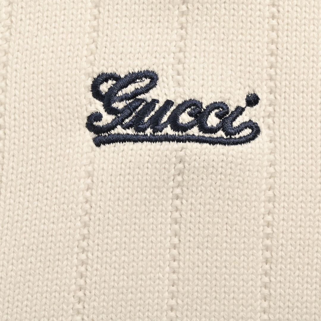 Gucci 古驰 24Fw 签名字母刺绣开衫毛衣-Chinese UA Cheap High Quatity Brand Clothes Bags handbags Sneakers wholesale wholesaler seller from China Factory suppliers Fashion Clothing Shoes best Quality Beautiful Price Gucci 古驰 24Fw 签名字母刺绣开衫毛衣