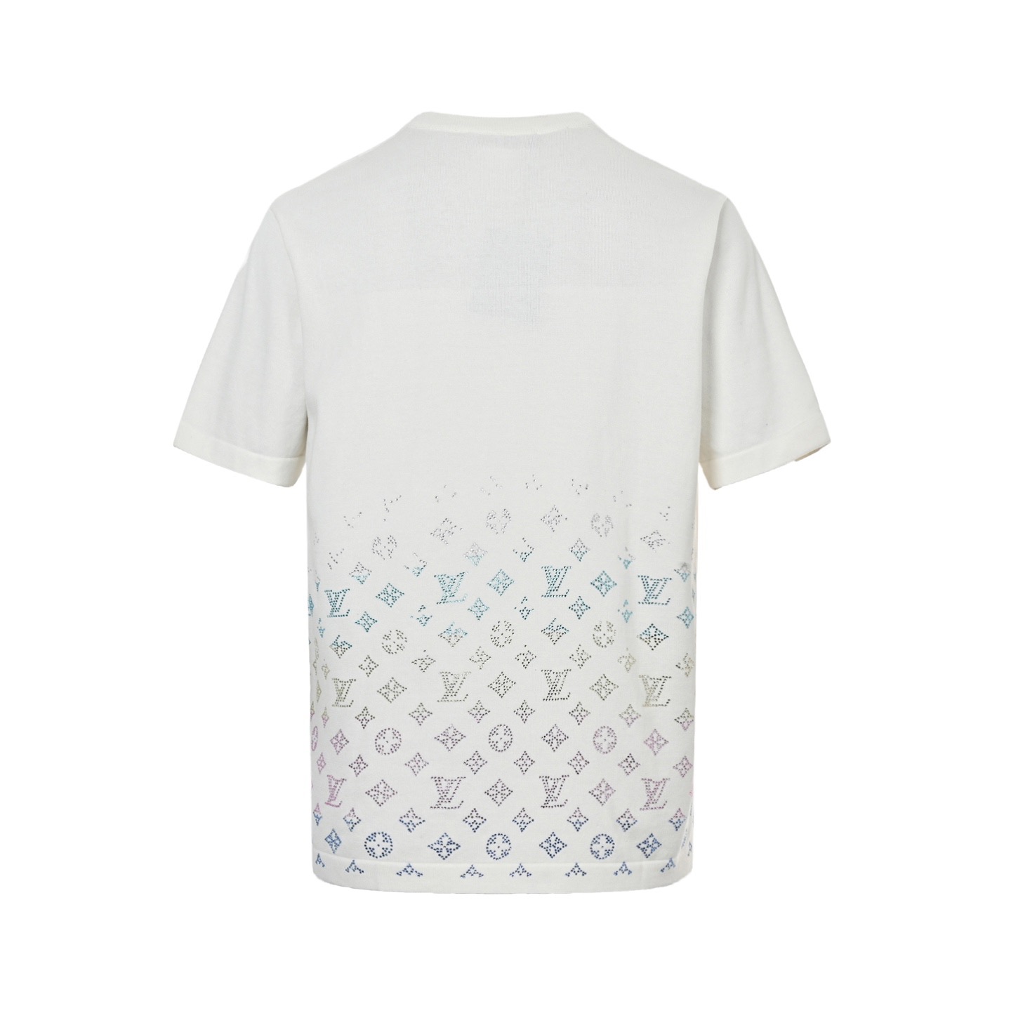 Louis Vuitton 路易威登 25ss 渐变老花彩钻针织短袖