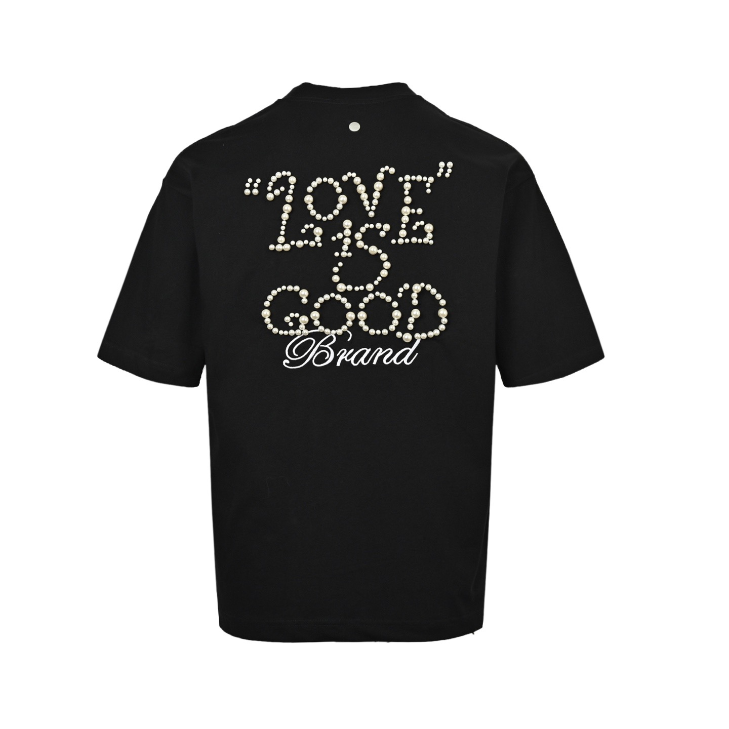 GOODBRAND 25ss 珍珠刺绣重工短袖-Top High Quatity Cheap Sneakers Fashion Clothing Clothes Bags handbags Shoes of all Brand wholesale With The best Quality And Beautiful Price from China Factory Chinese suppliers wholesaler seller GOODBRAND 25ss 珍珠刺绣重工短袖