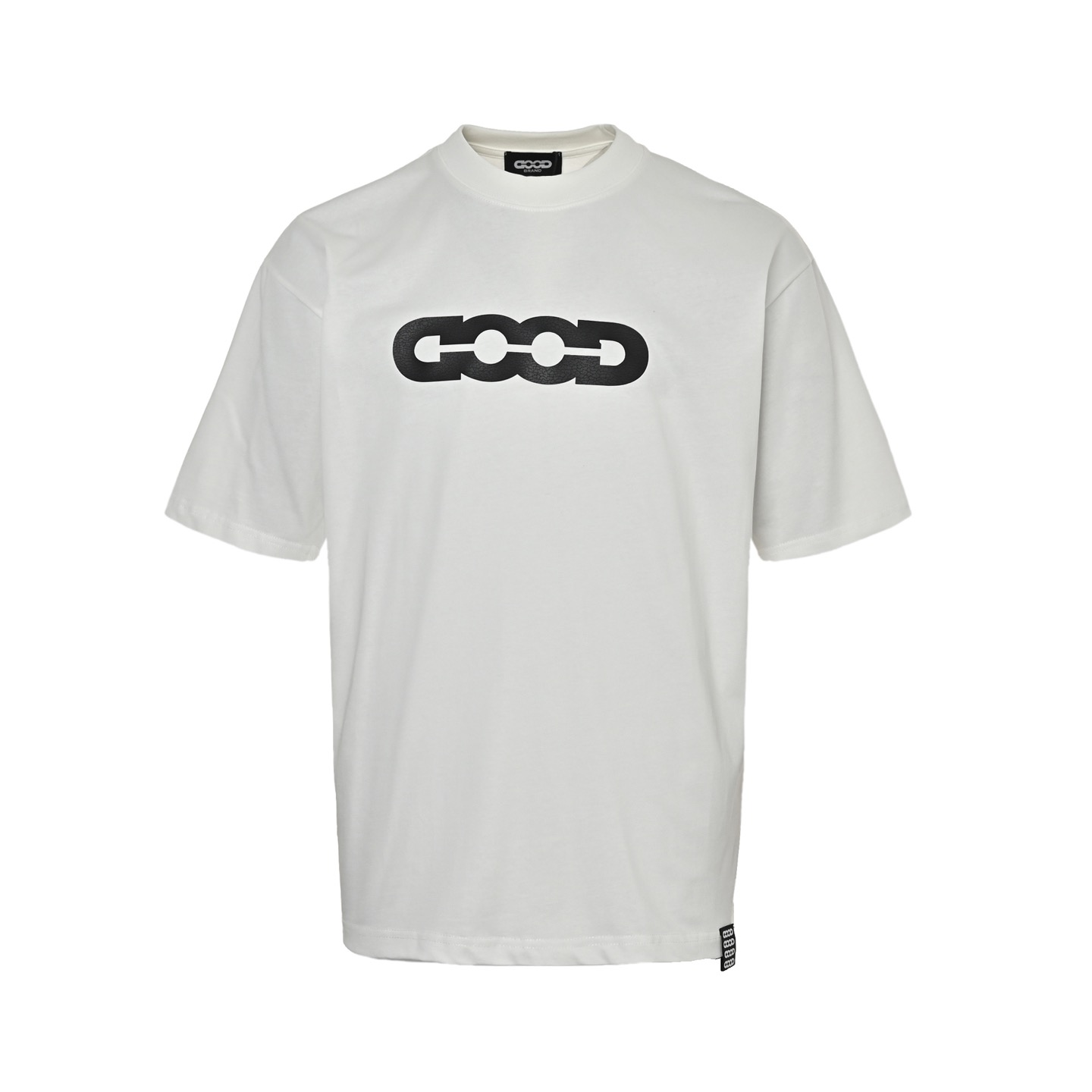 GOODBRAND 25ss 爆裂纹贴皮字母logo短袖 GOODBRAND 25ss 爆裂纹贴皮字母logo短袖