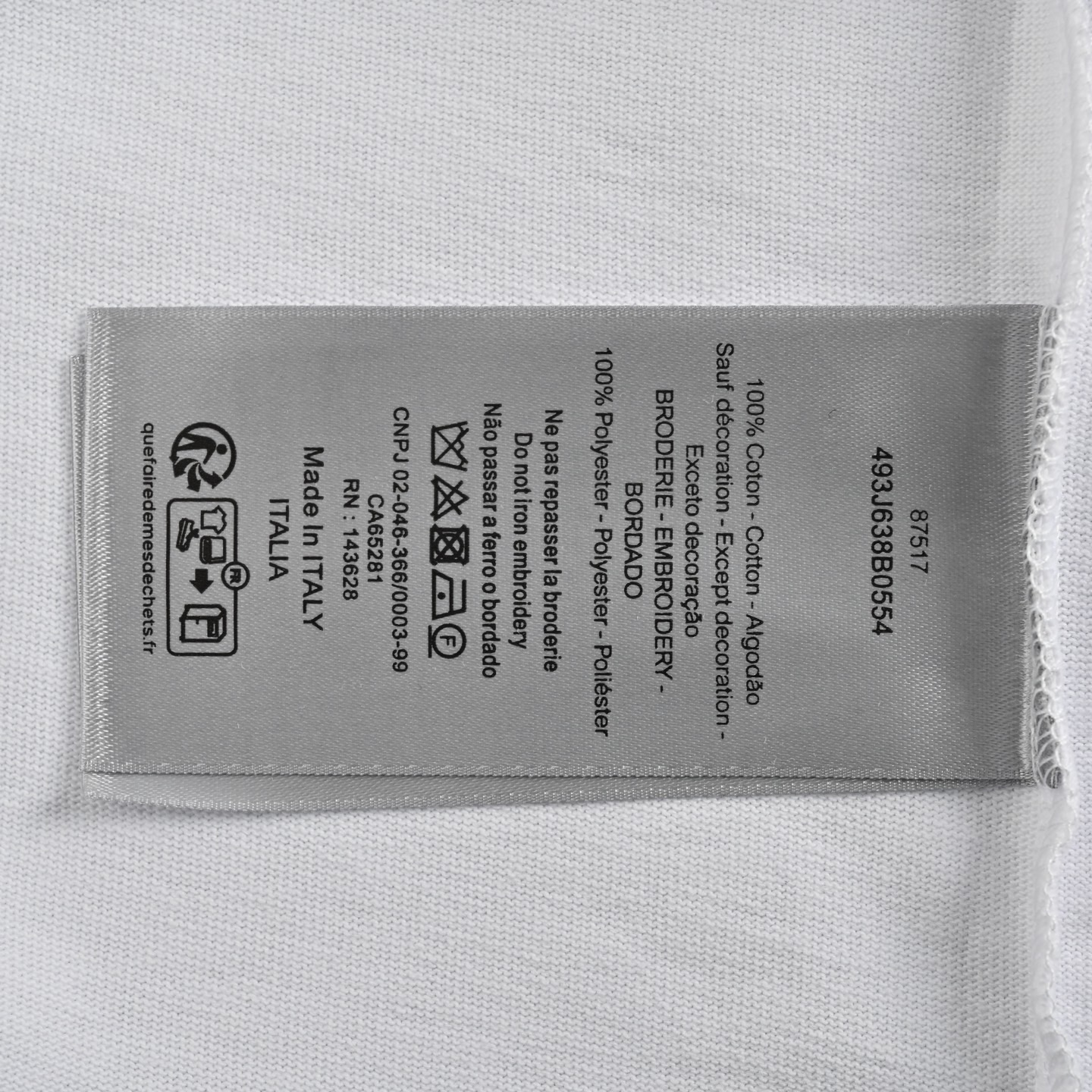 Dior 迪奥 25ss 滑雪系列刺绣徽标短袖