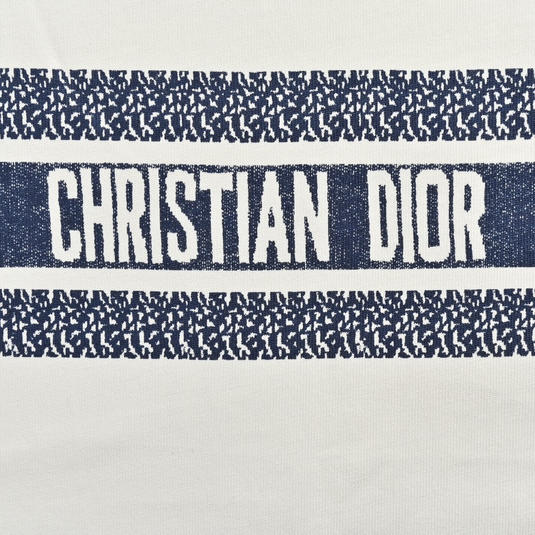 Dior 迪奥 23ss 蓝色条纹字母印花短袖-Chinese UA Cheap High Quatity Brand Clothes Bags handbags Sneakers wholesale wholesaler seller from China Factory suppliers Fashion Clothing Shoes best Quality Beautiful Price Dior 迪奥 23ss 蓝色条纹字母印花短袖