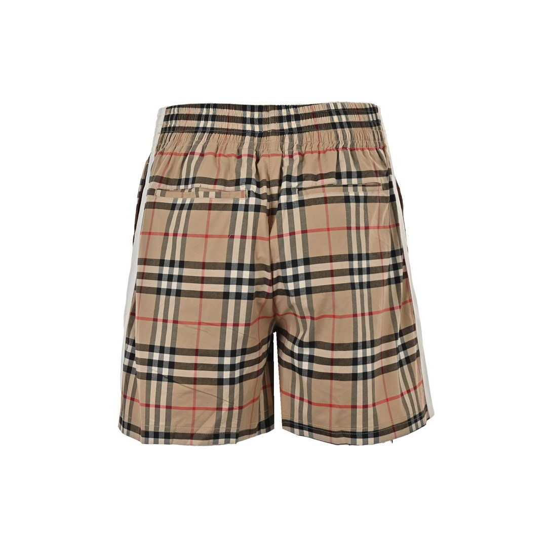 Burberry 巴宝莉 经典白边织带格纹短裤