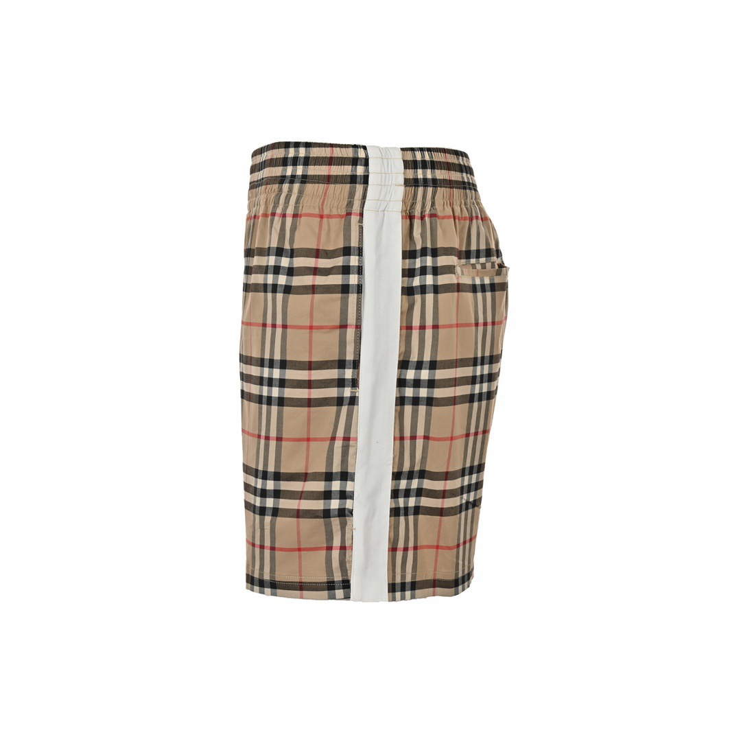 Burberry 巴宝莉 经典白边织带格纹短裤