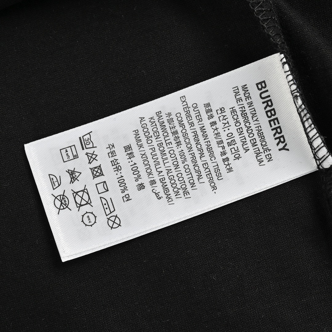 Burberry 巴宝莉 镂空战马贴布短袖