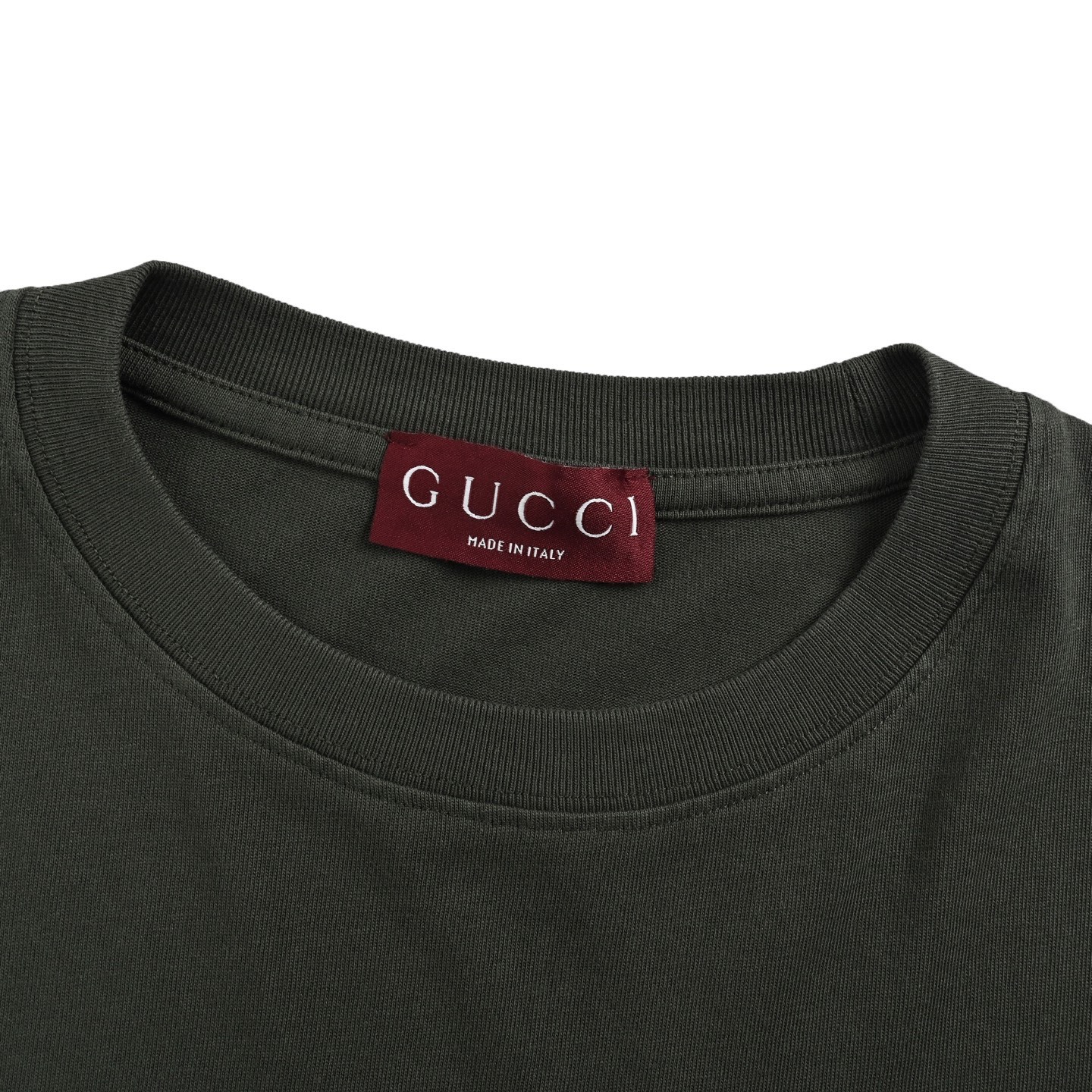 Gucci 古驰 25ss 胸前刺绣贴布小标短袖 胸前简约又经典的双G标识刺绣