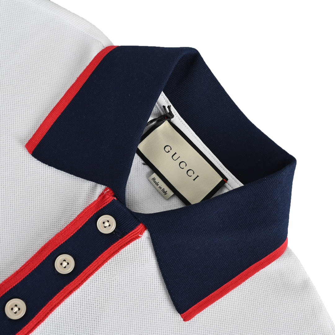 Gucci 古驰 23ss 经典口袋刺绣双G Polo短袖-Chinese UA Cheap High Quatity Brand Clothes Bags handbags Sneakers wholesale wholesaler seller from China Factory suppliers Fashion Clothing Shoes best Quality Beautiful Price Gucci 古驰 23ss 经典口袋刺绣双G Polo短袖