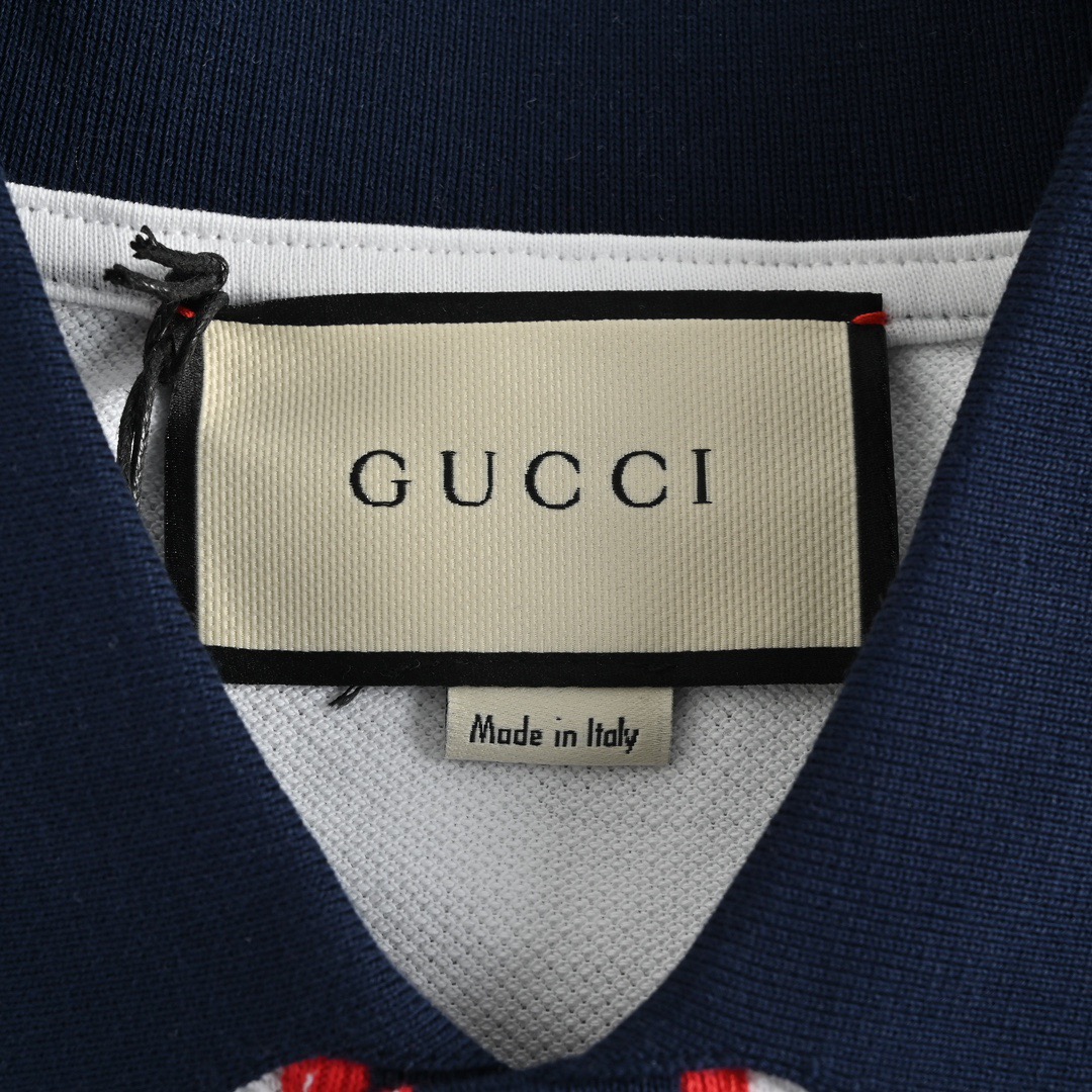 Gucci 古驰 23ss 经典口袋刺绣双G Polo短袖-Chinese UA Cheap High Quatity Brand Clothes Bags handbags Sneakers wholesale wholesaler seller from China Factory suppliers Fashion Clothing Shoes best Quality Beautiful Price Gucci 古驰 23ss 经典口袋刺绣双G Polo短袖