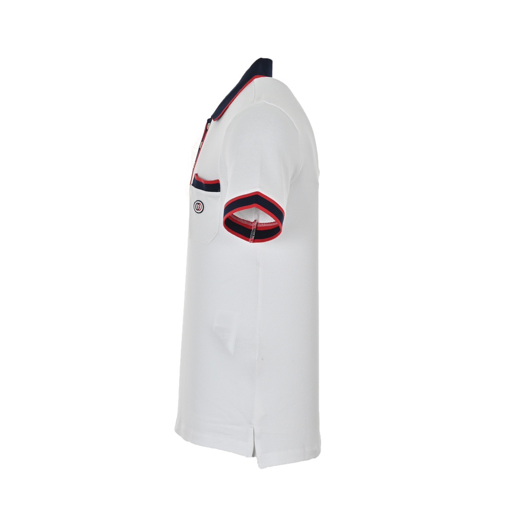 Gucci 古驰 23ss 经典口袋刺绣双G Polo短袖-Chinese UA Cheap High Quatity Brand Clothes Bags handbags Sneakers wholesale wholesaler seller from China Factory suppliers Fashion Clothing Shoes best Quality Beautiful Price Gucci 古驰 23ss 经典口袋刺绣双G Polo短袖