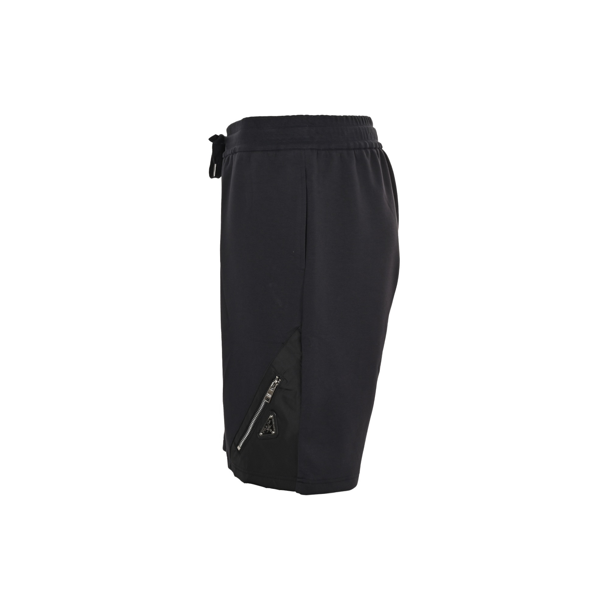 Prada/普拉达 25ss 下摆三角标尼龙拼接口袋短裤