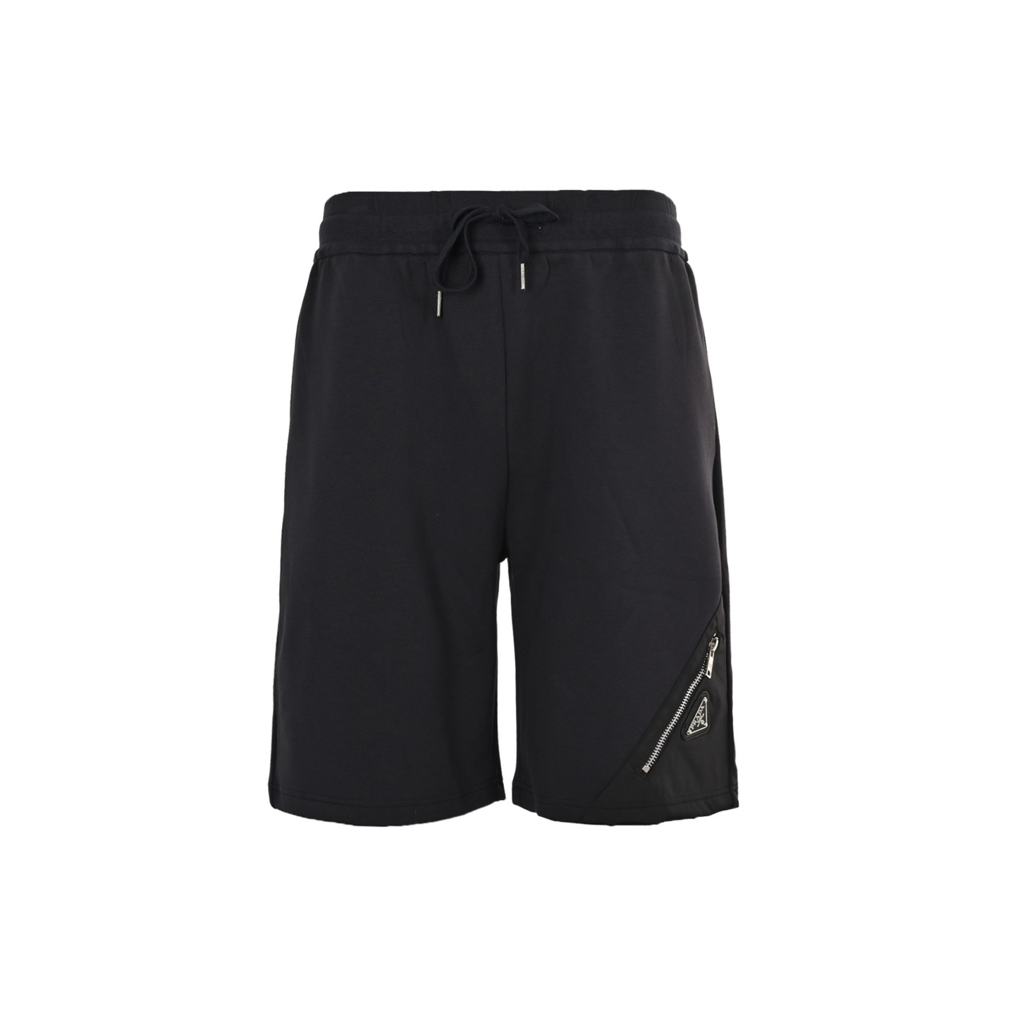 Prada/普拉达 25ss 下摆三角标尼龙拼接口袋短裤