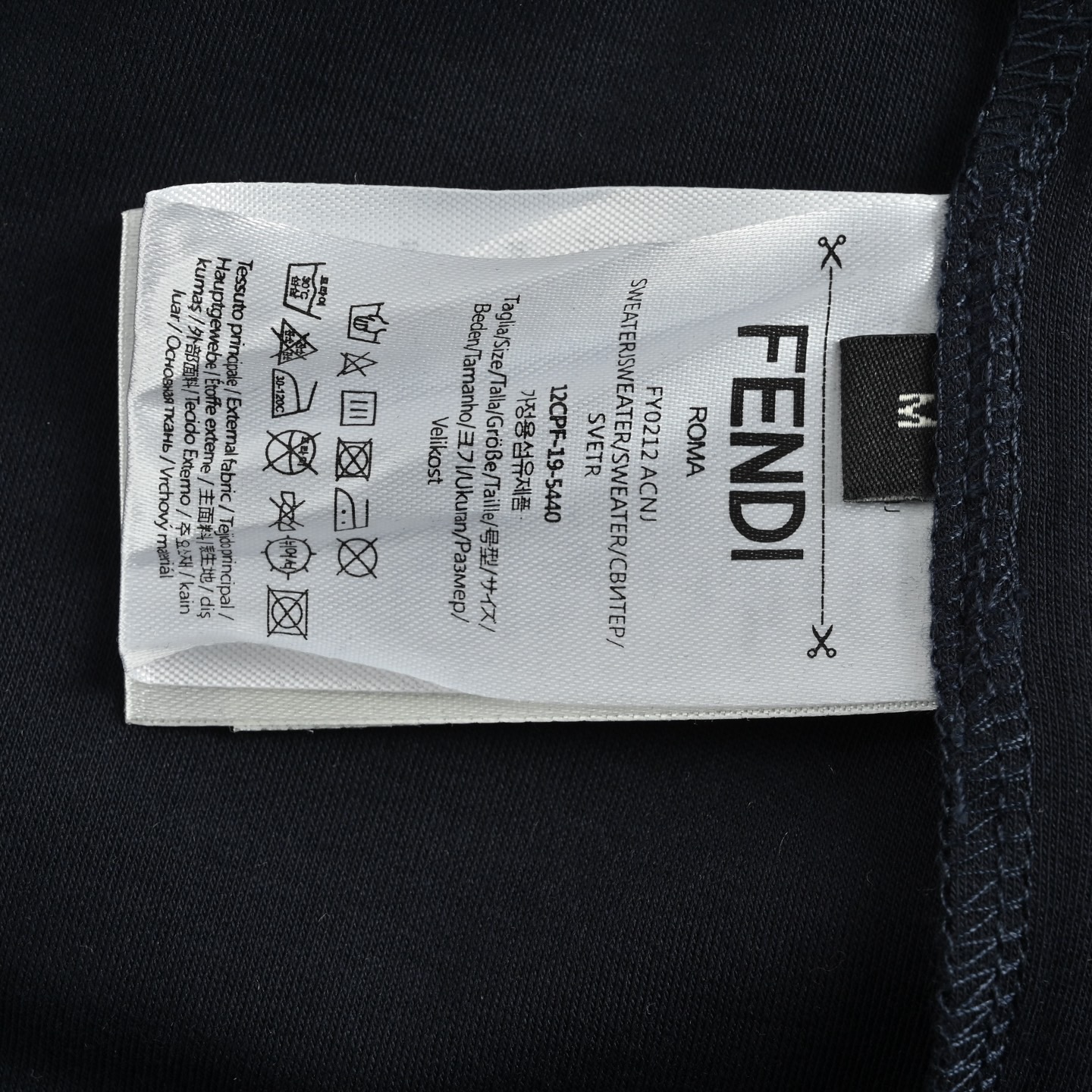 Fendi/芬迪 FF贴布小狗刺绣短袖