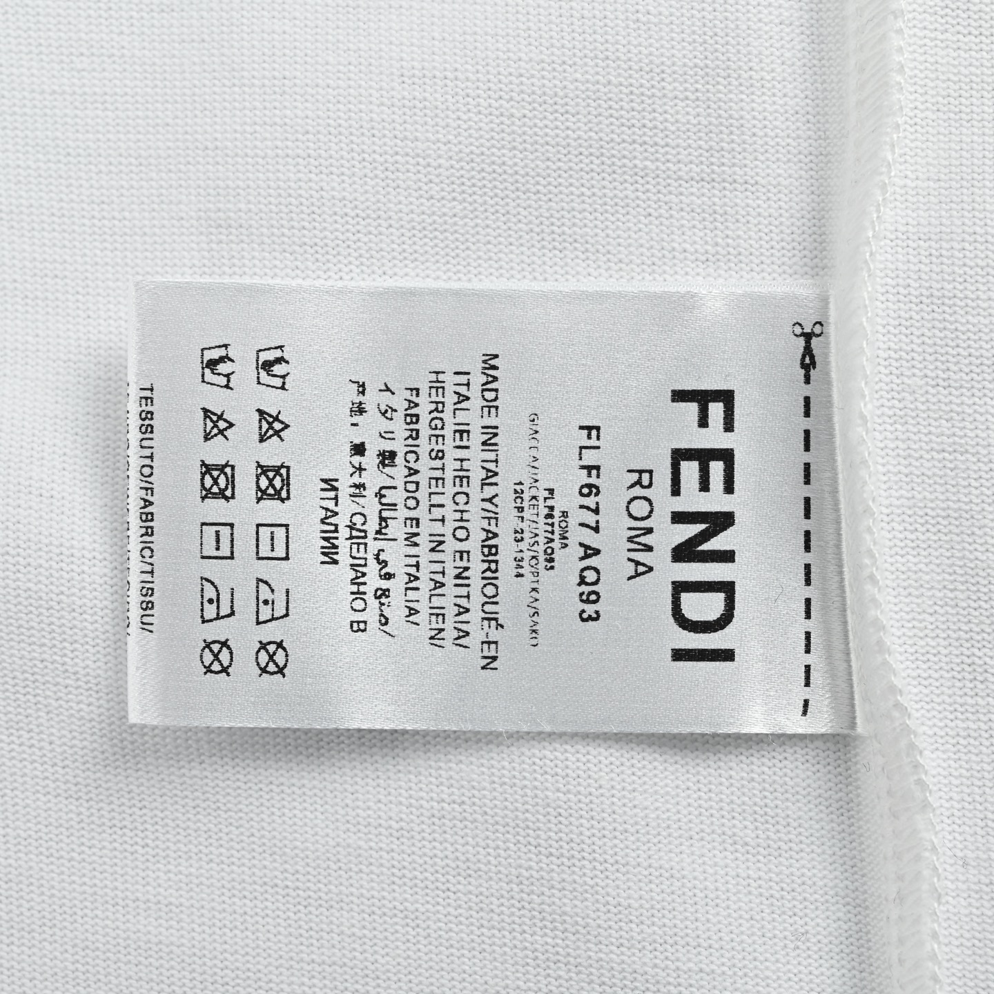 Fendi/芬迪 法斗小狗刺绣短袖