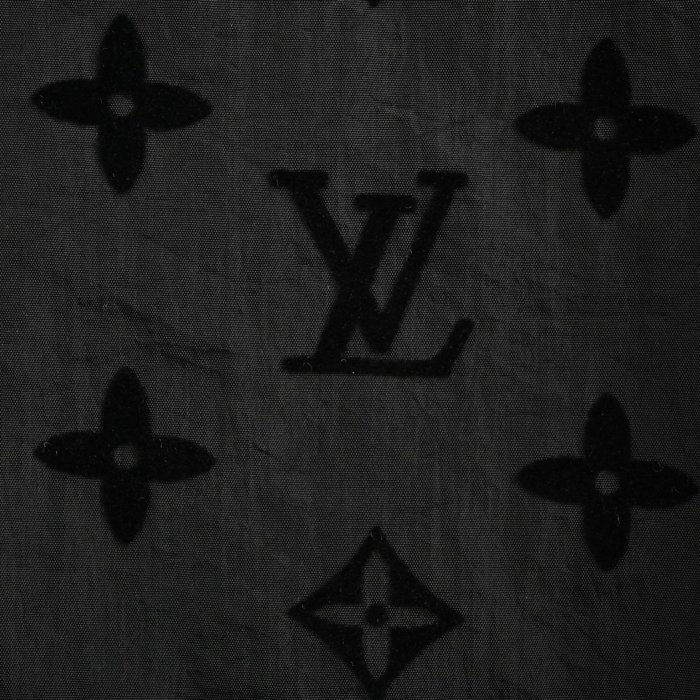Louis Vuitton/路易威登 25ss 满印老花植绒短袖衬衫