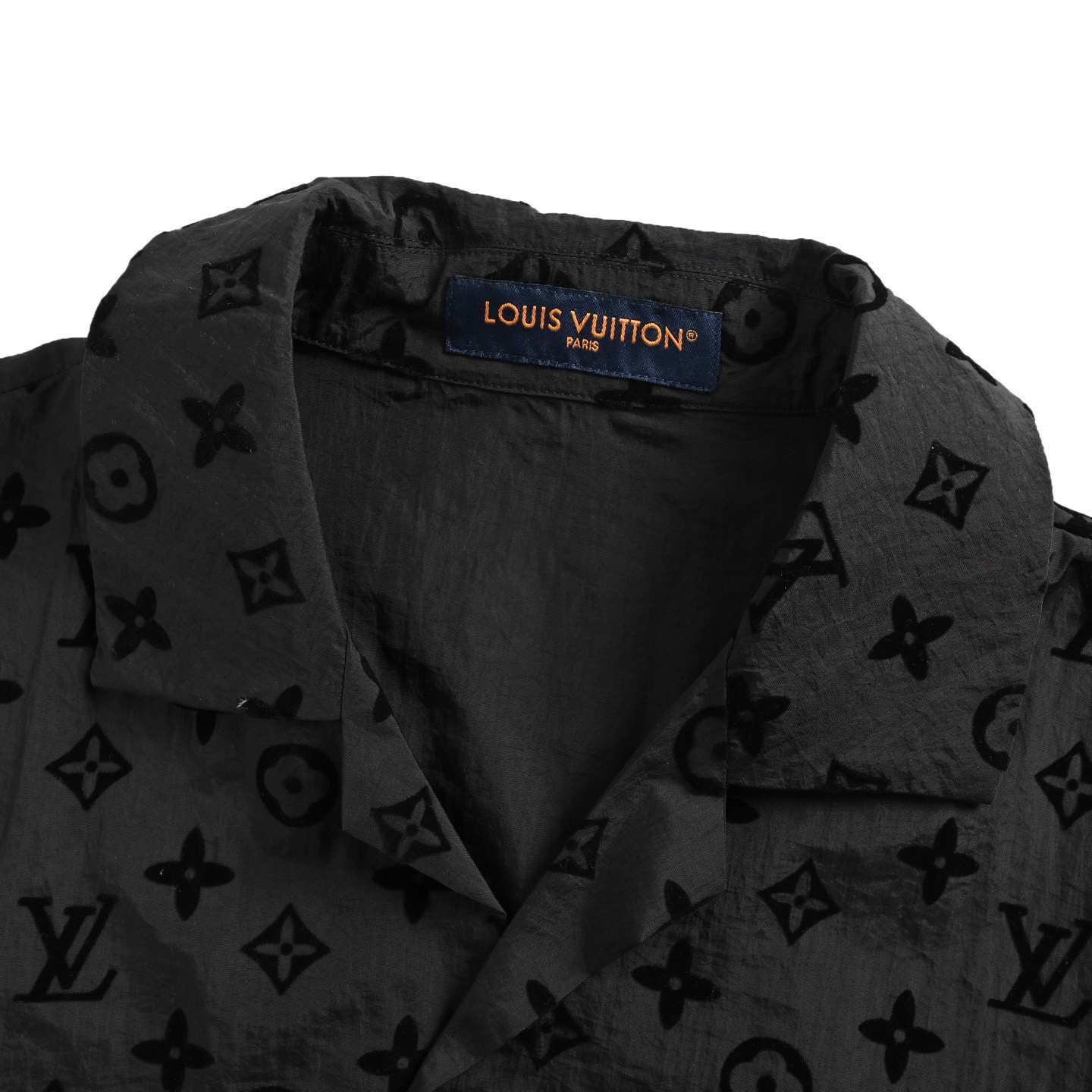 Louis Vuitton/路易威登 25ss 满印老花植绒短袖衬衫