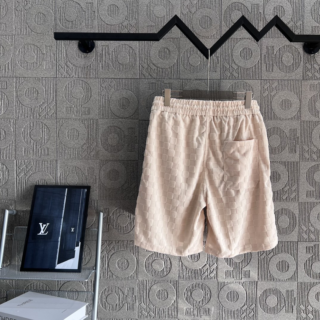 Louis Vuitton 2024SS Custom Knitting Shorts with Strong Gold Sense and Stylish Bouquet Design - 图片 2