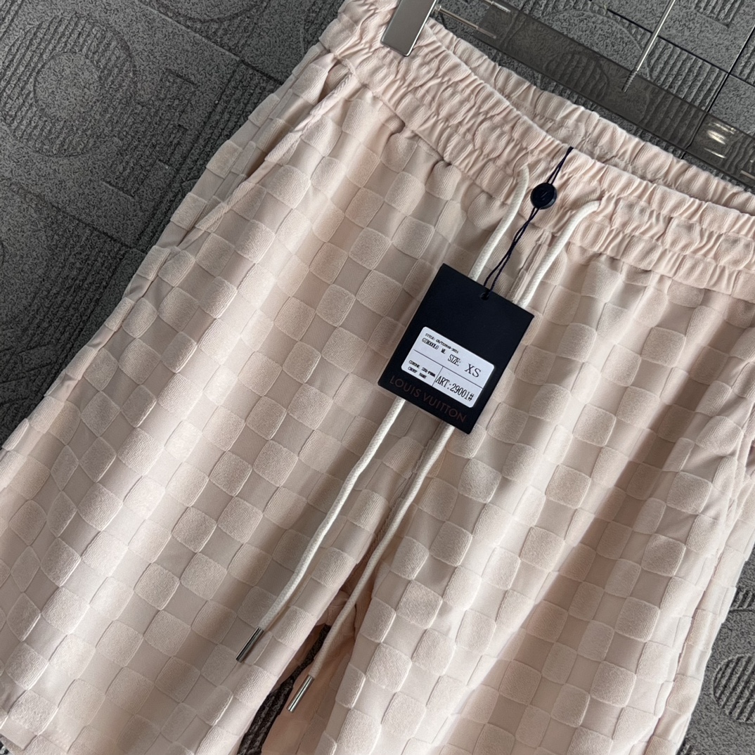 Louis Vuitton 2024SS Custom Knitting Shorts with Strong Gold Sense and Stylish Bouquet Design - 图片 5