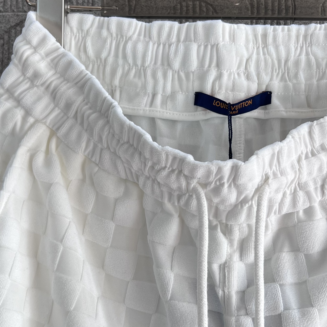 2024SS Louis Vuitton Knitting Shorts with Velvet and Gold Details - 图片 7