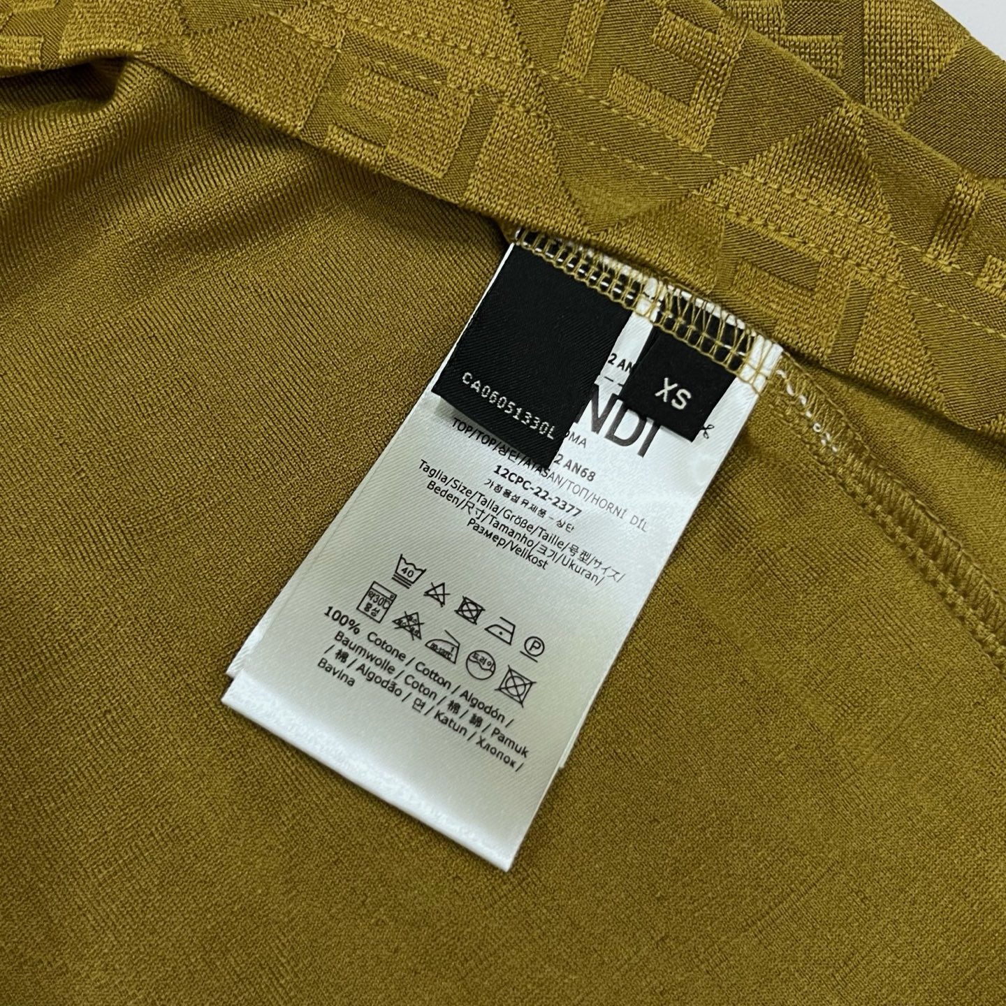 FENDI 187 Collection: 1980s Inspired, Chromosome Dye, Unisex Fashion in Yellow - 图片 8