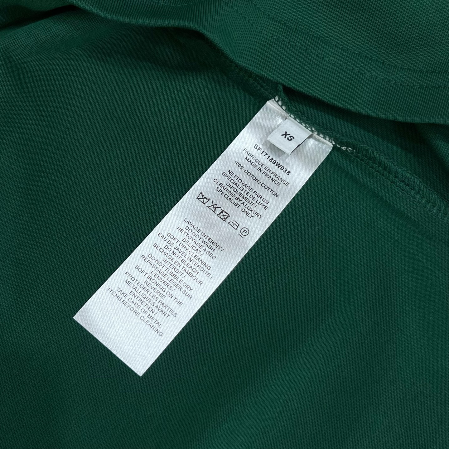 “1980s-inspired BALMAIN Logo T-shirt in Green, XS~L, 260g Chromosome Dye” - 图片 8