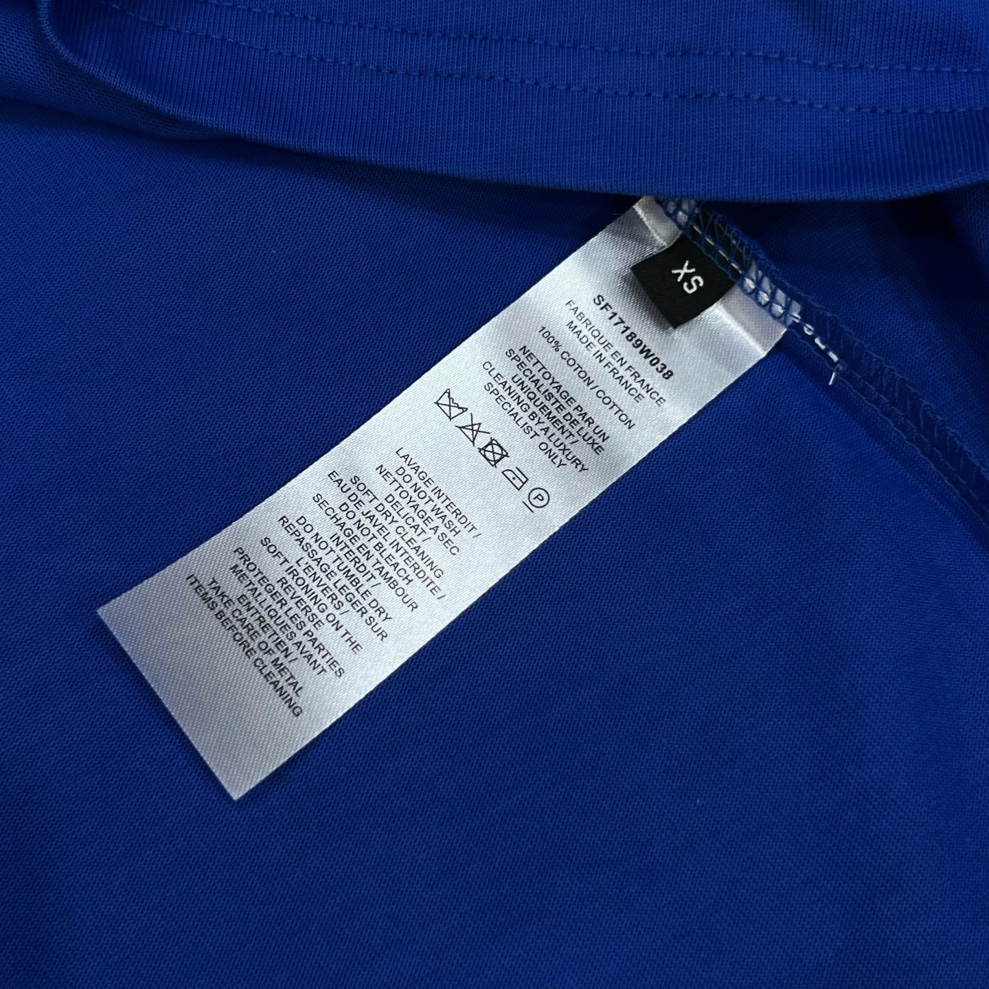 Upgraded 1980s-inspired Balmain Logo T-shirt in Blue – Unisex XS~L Sizes - 图片 8