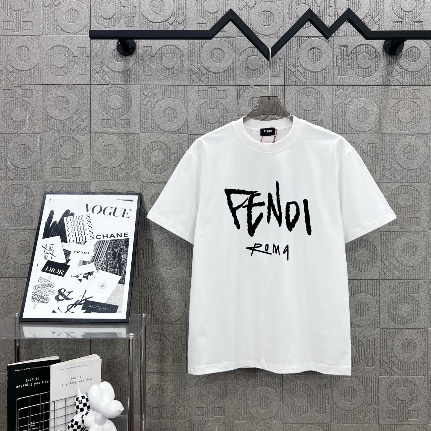 Fendi Roma Printed Crewneck T-Shirt - Lightweight Cotton, Relaxed Fit 4 i1750450158940 6005 0 0