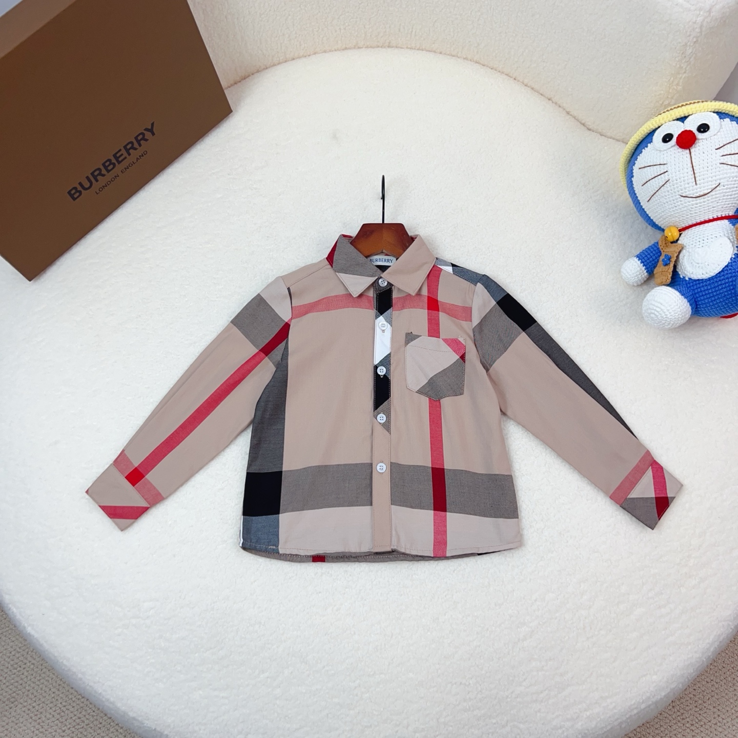 Burberry 90-140cm nada menos @79 camisa a cuadros de manga larga. Apto para primavera y verano. Cuadros grandes. Camisa…