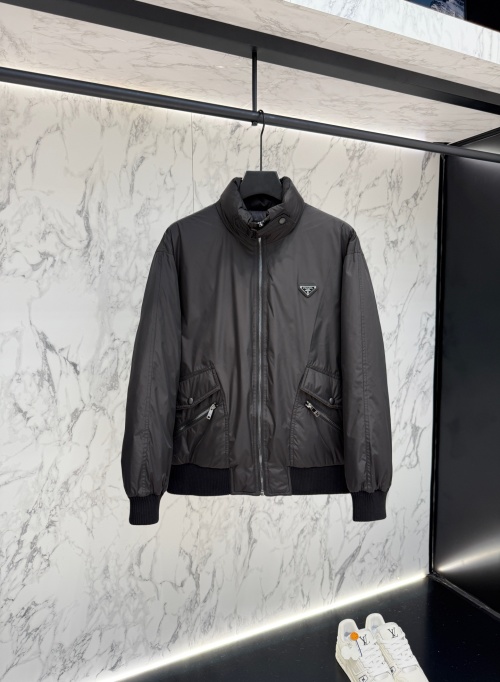 Prada Re-Nylon Down Jacket with Metal Logo - Modern Style & Warm Protection 1 Prada Re-Nylon Down Jacket with Metal Logo - Modern Style & Warm Protection