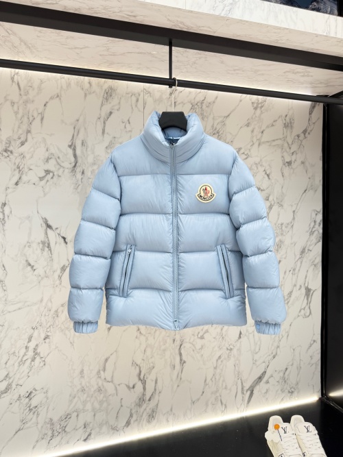 Moncler Men's Light Blue Down Puffer Jacket | Stylish & Warm Outerwear