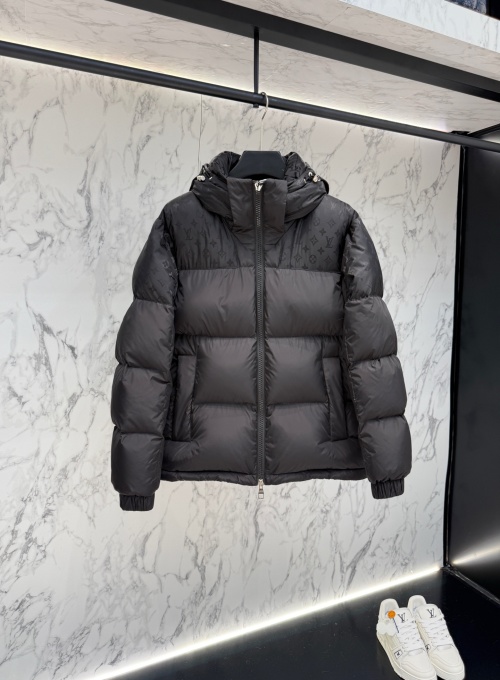 Louis Vuitton Re-Nylon Jacquard Padded Down Jacket with Signature Details 1 Louis Vuitton Re-Nylon Jacquard Padded Down Jacket with Signature Details