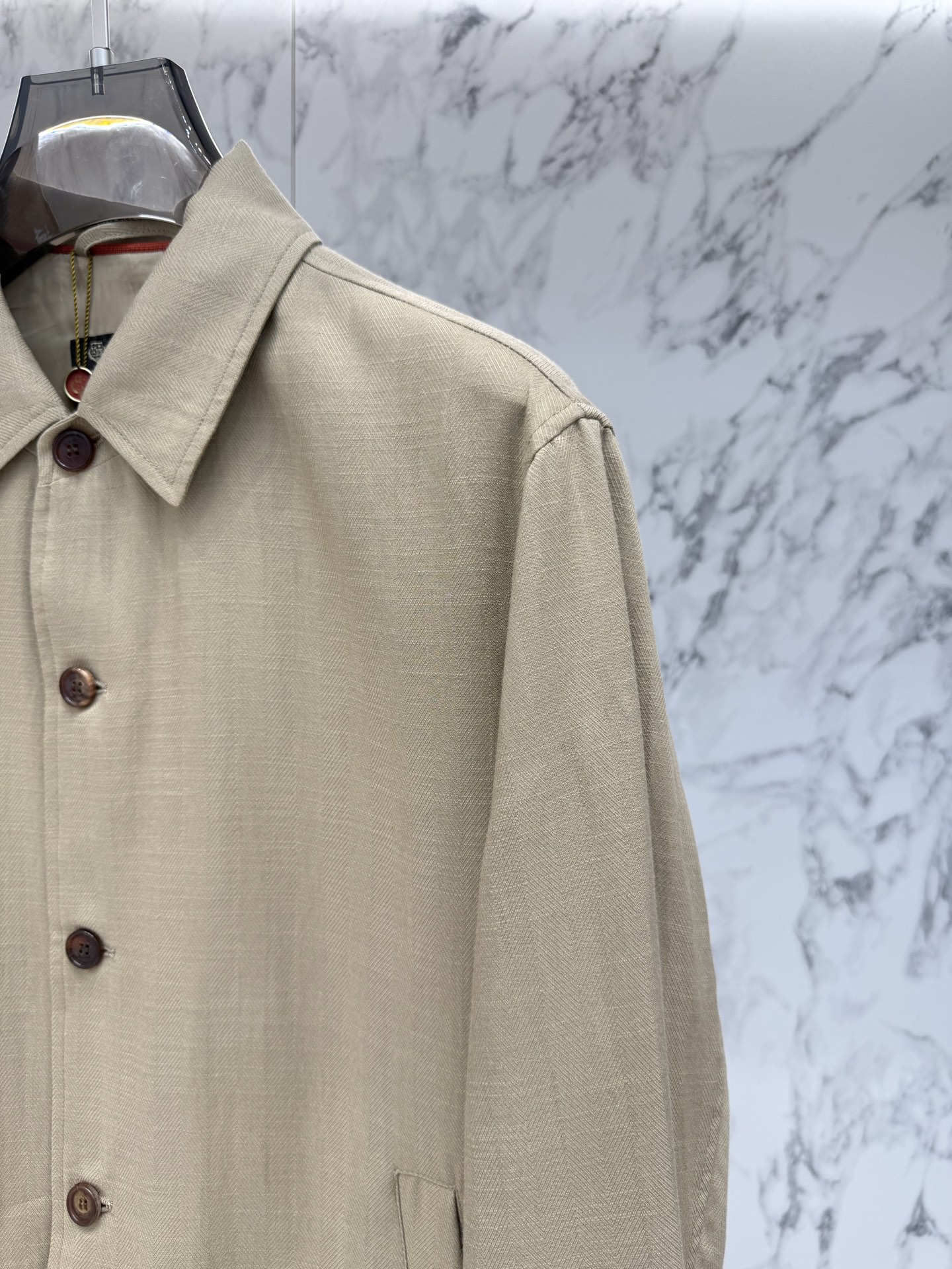 Loro piana 春款2026最新款时尚设计师款夹克外套.处处细节显工艺足够的高级 结构性剪裁的设计