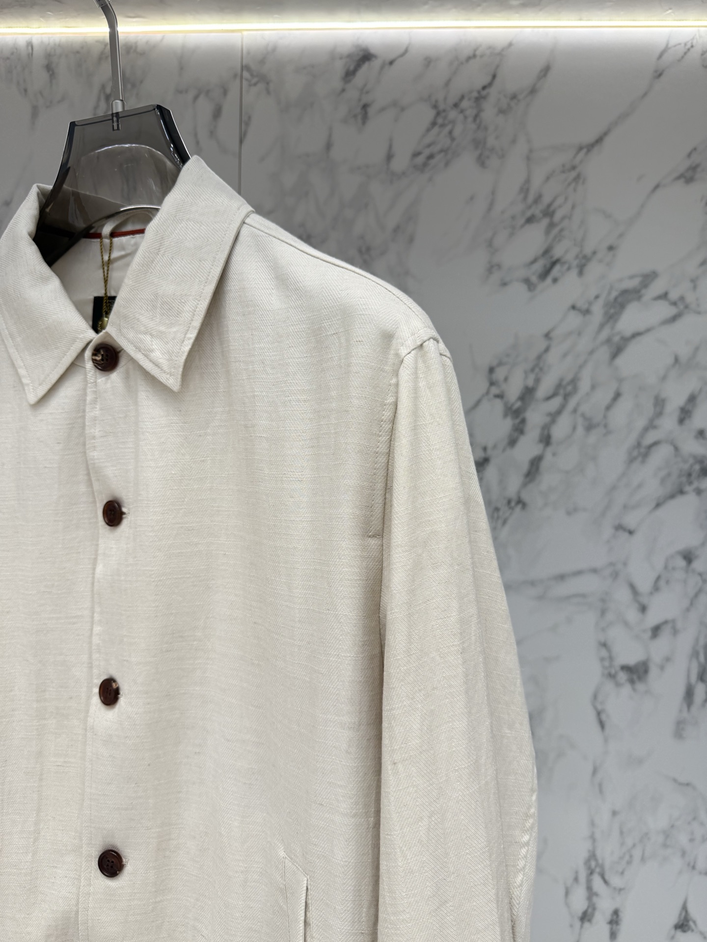Loro piana 春款2026最新款时尚设计师款夹克外套.处处细节显工艺足够的高级 结构性剪裁的设计