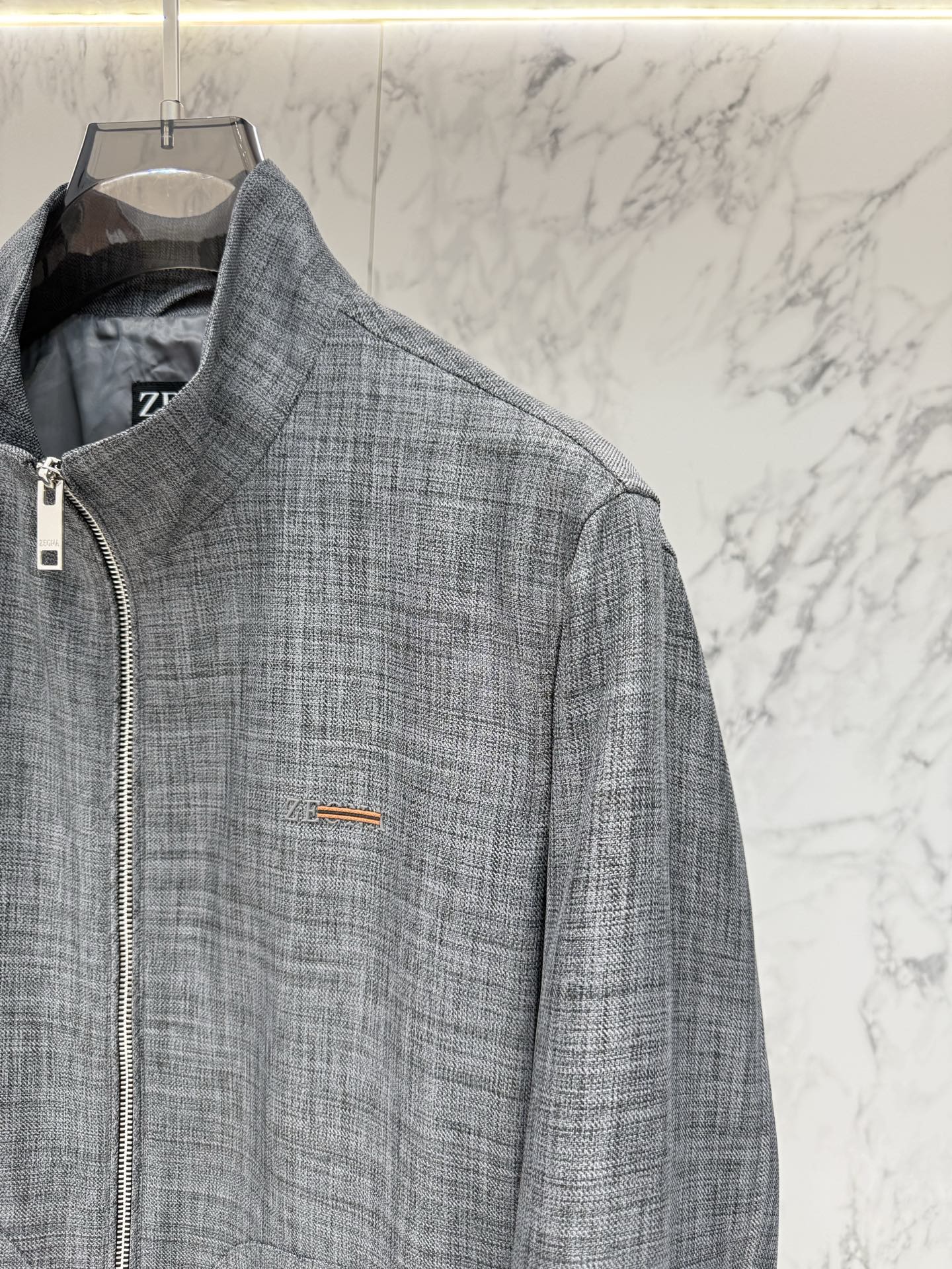 Zegna 春款2026最新款时尚设计师款夹克外套.处处细节显工艺足够的高级 结构性剪裁的设计改变来展现