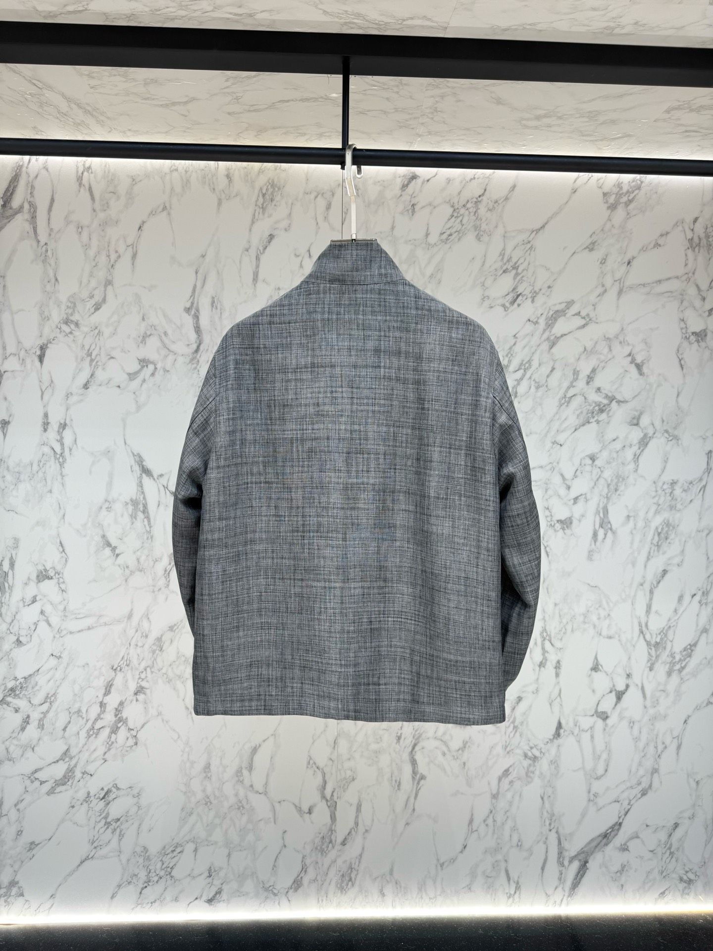 Zegna 春款2026最新款时尚设计师款夹克外套.处处细节显工艺足够的高级 结构性剪裁的设计改变来展现