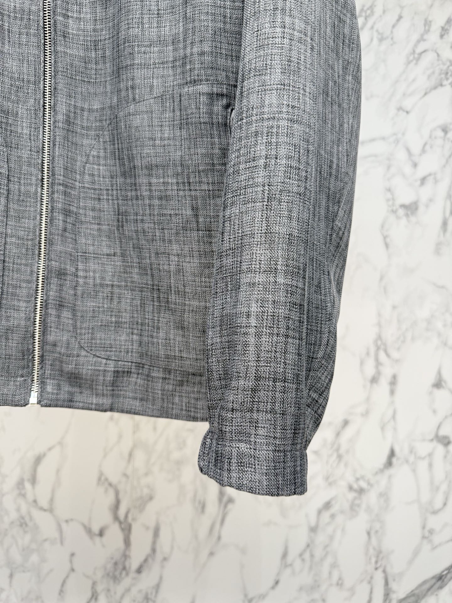 Zegna 春款2026最新款时尚设计师款夹克外套.处处细节显工艺足够的高级 结构性剪裁的设计改变来展现